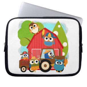 Owl Landbouwers Laptop Sleeve