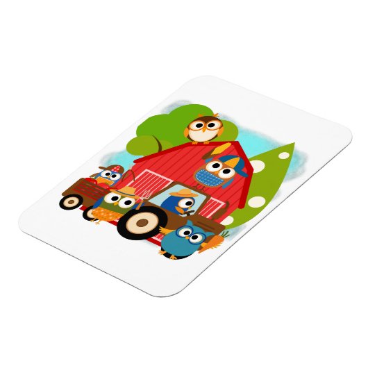 Owl Landbouwers Magneet (Linkerzijde)