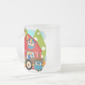 Owl Landbouwers Matglas Koffiemok (Voorkant links)