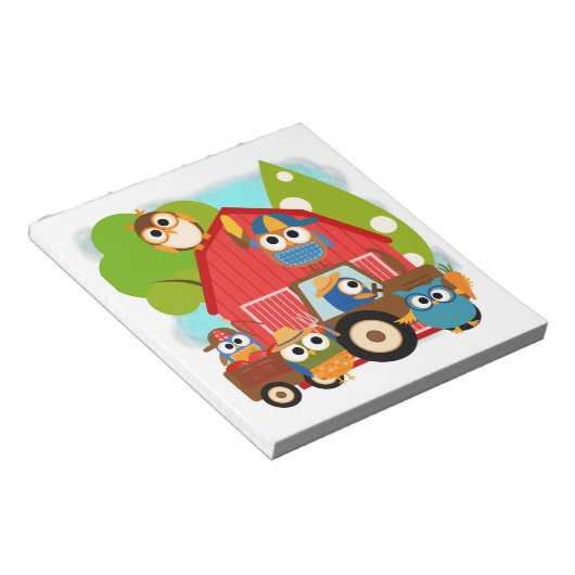 Owl Landbouwers Notitieblok (Schuin)