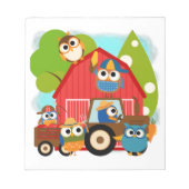 Owl Landbouwers Notitieblok (Voorkant)