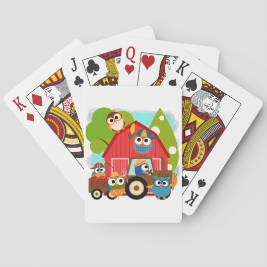Owl Landbouwers Speelkaarten (Achterkant)