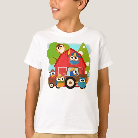 Owl Landbouwers T-shirt (Voorkant)