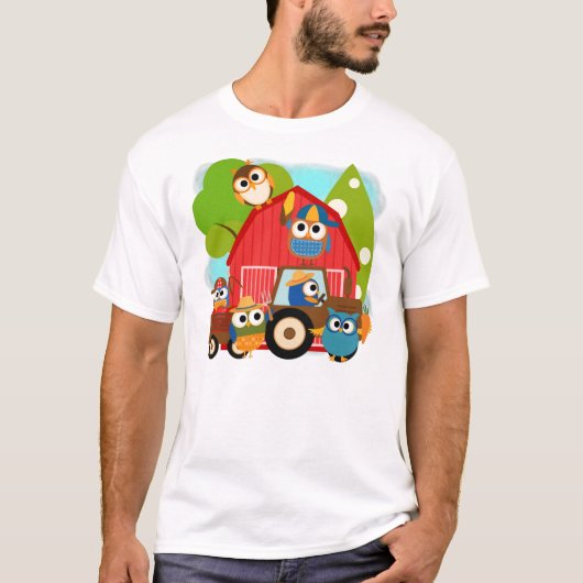 Owl Landbouwers T-shirt (Voorkant)