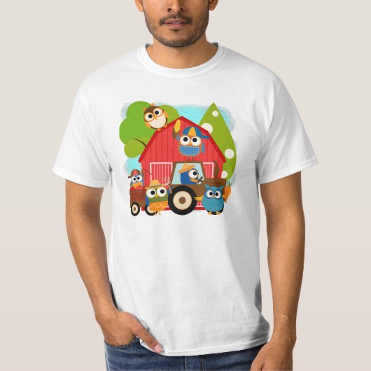 Owl Landbouwers T-shirt (Voorkant)