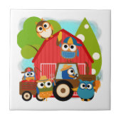 Owl Landbouwers Tegeltje (Voorkant)