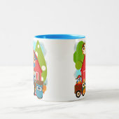 Owl Landbouwers Tweekleurige Koffiemok (Center)