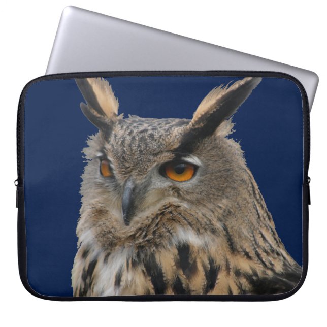 Owl Laptop Sleeve (Voorkant)
