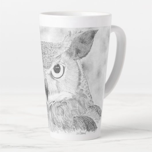 Owl Latte Mok (Rechterhoek)