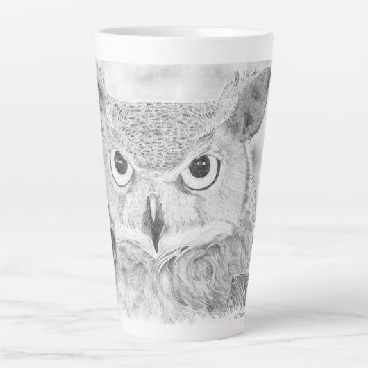 Owl Latte Mok (Voorkant)