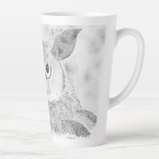 Owl Latte Mok (Rechts)