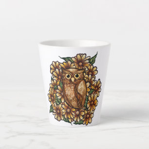 Owl Latte Mok