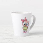 Owl Latte Mug Latte Mok (Rechterhoek)