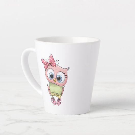 Owl Latte Mug Mok (Linkerhoek)