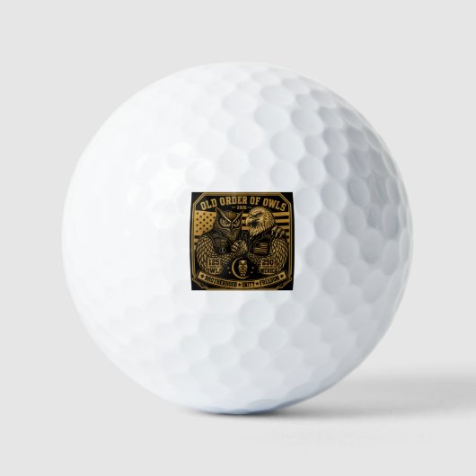 Owl Legacy Foundation Golf Ba Golfballen (Voorkant)