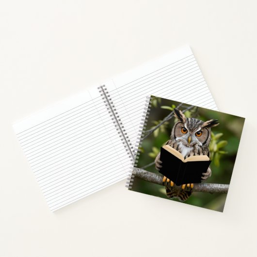 Owl lezen notitieboek (Binnen)