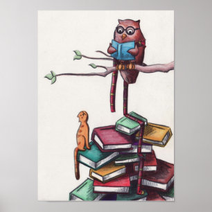 Owl lezen poster