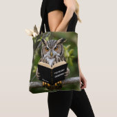 Owl lezen tote bag (Dichtbij)