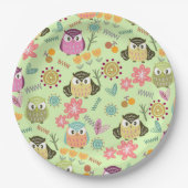 Owl Limoen Papieren Bordje (Voorkant)