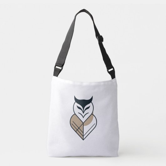 OWL logo geometrisch ontwerp Crossbody Tas (Voorkant)