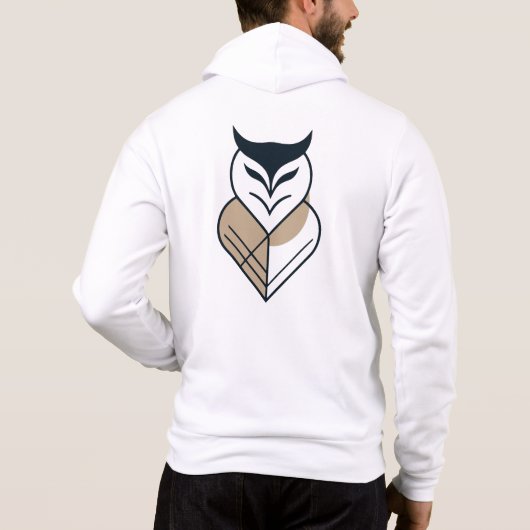 OWL logo geometrisch ontwerp Hoodie (Achterkant)