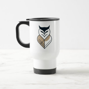 OWL-logo geometrisch ontwerp Reisbeker