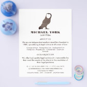 Owl Logo, Legal Services Advertising Flyer (Enkel)