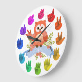 Owl love ASL Sign language rainbow klantgericht Grote Klok (Hoek)