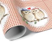 Owl Love Cadeaupapier (Rol Hoek)