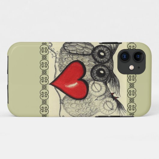 Owl Love - Case-Mate iPhone Case (Achterkant (horizontaal))