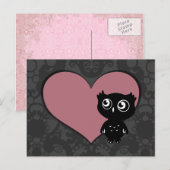 Owl Love I Briefkaart (Voorkant / Achterkant)