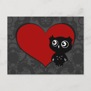 Owl Love III Briefkaart