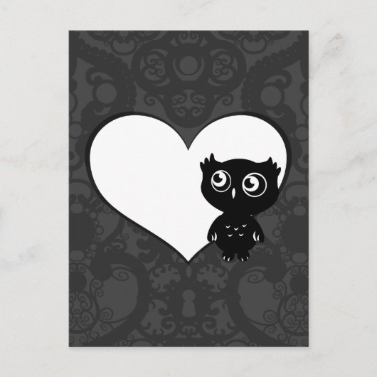 Owl Love IV Briefkaart (Voorkant)