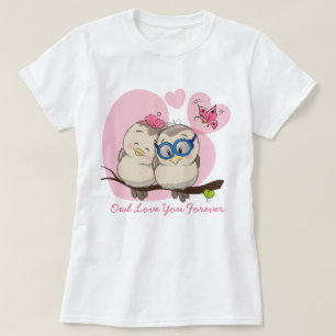 Owl Love je Forever T-shirt