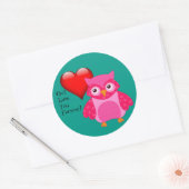 Owl Love je Forever! Valentijn Love Sticker (Envelop)