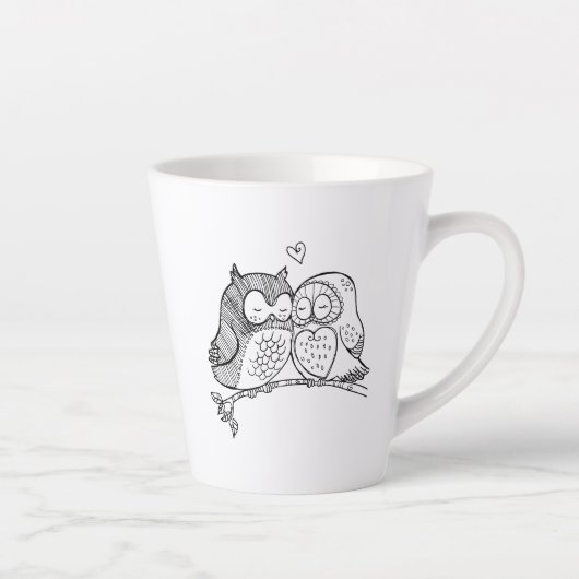 Owl Love Latte Mok (Rechts)