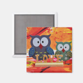Owl love magneet (Voorkant / Achterkant)