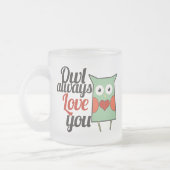 Owl Love Matglas Koffiemok (Links)