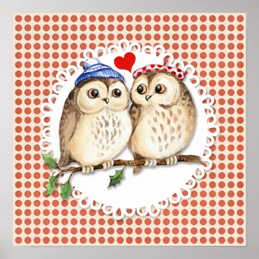 Owl Love Poster (Voorkant)