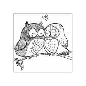 Owl Love Rubberstempel (Afrduk)