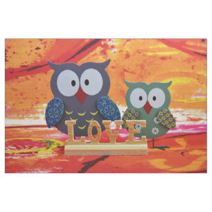 Owl love stof