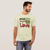 Owl Love T-shirt (Voorkant volledig)