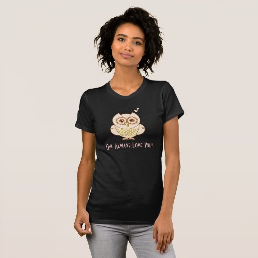 Owl Love T-shirt (Voorkant volledig)