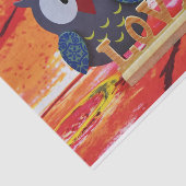 Owl love tissuepapier (Detail)