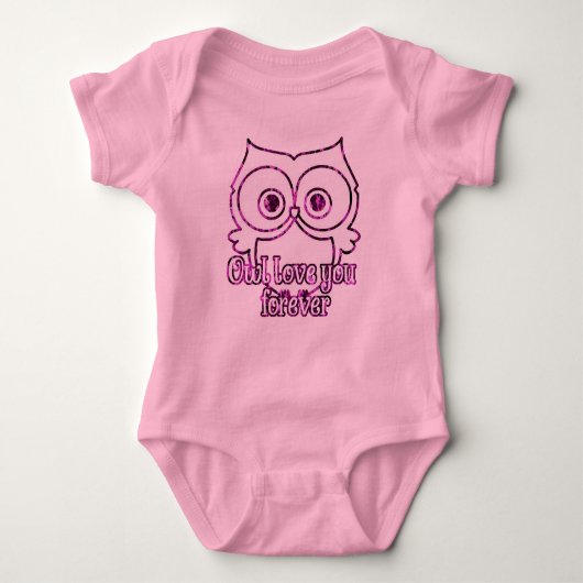 Owl love you romper (Voorkant)