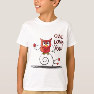 Owl Love You Valentijn T-shirt