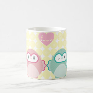 OWL LOVE:: zacht meisje + jongen Koffiemok