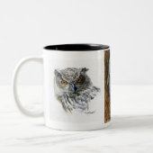 Owl Lovers Mug Tweekleurige Koffiemok (Links)