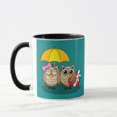 Owl Lovers w/ Umbrella & Chocolade Box | Naam toev Mok (Links)
