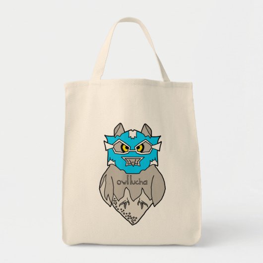 Owl Lucha Grocery Tas (Voorkant)